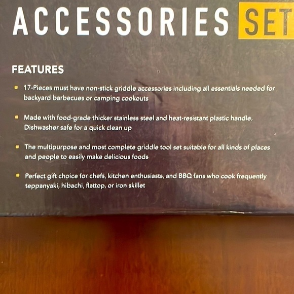 Brand New 17-Piece Griddle Accessories Kit Flat Top Grill Set BBQ Spatula Tools - Picture 12 of 15